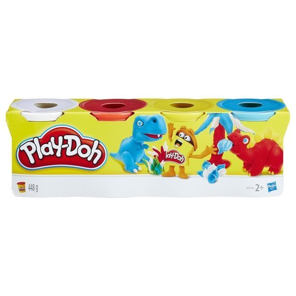 Play-Doh Classic Colours 4 Pack - Sortiment