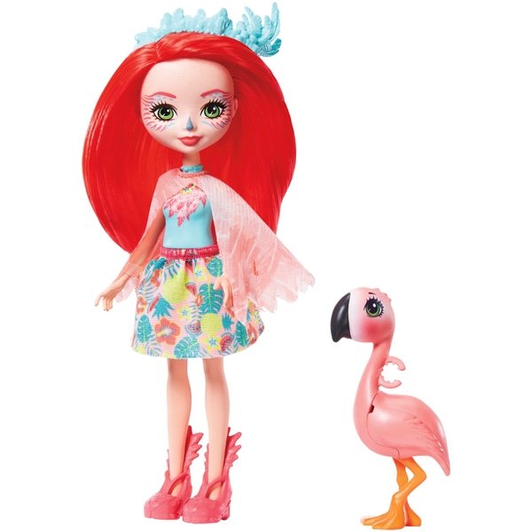 Enchantimals Fanci Flamingo și Swash Dolls Set
