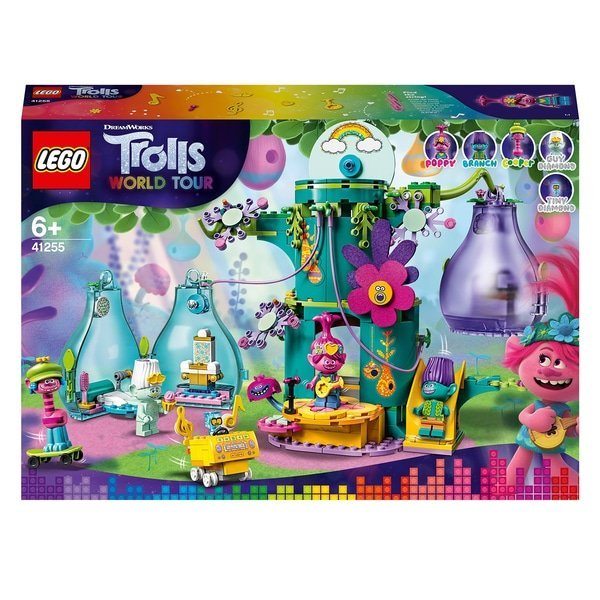 LEGO 41255 Trolls World Tour Pop Village Celebration Playset