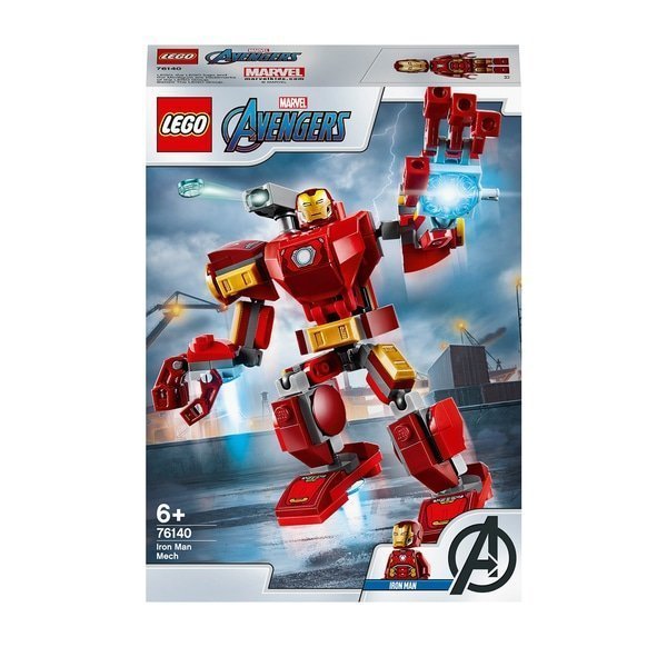 LEGO 76140 Super Heroes Marvel Iron Man Mech Figura de acțiune
