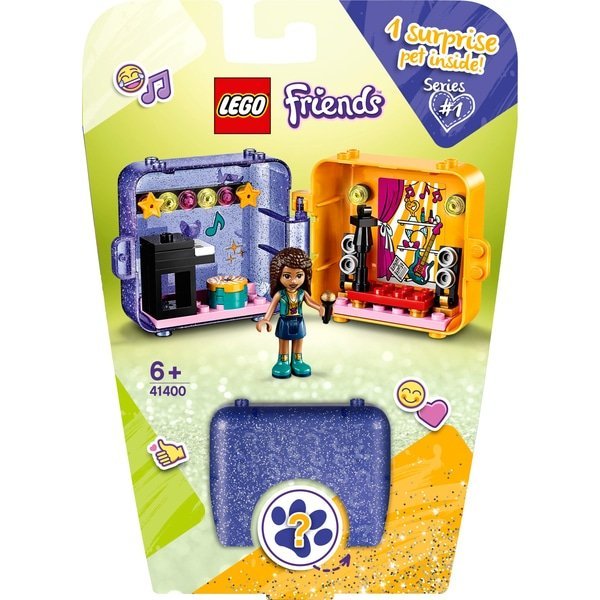 LEGO 41400 Prieteni Andrea's Play Cube Series 1 Doll Travel Case
