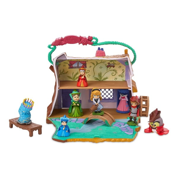 Disney Store Aurora Cottage Playset, Disney Animatori "Colectia Littles