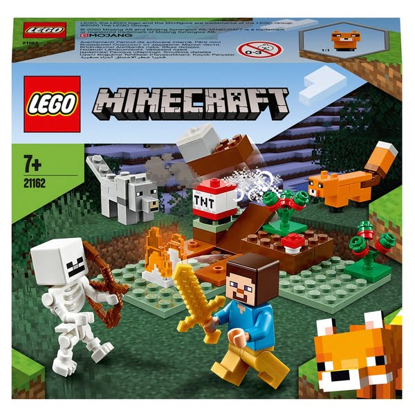 LEGO 21162 Minecraft Taiga Adventure Playset cu Schelet