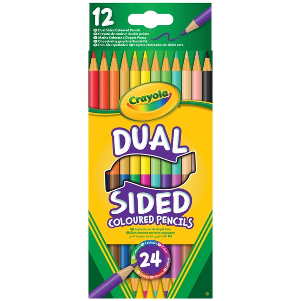Crayola 12 Creioane cu douÄƒ feÈ›e
