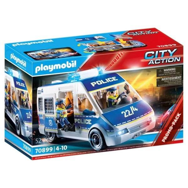 Playmobil City Acțiune 70899 Van de poliție cu lumini și sunete
