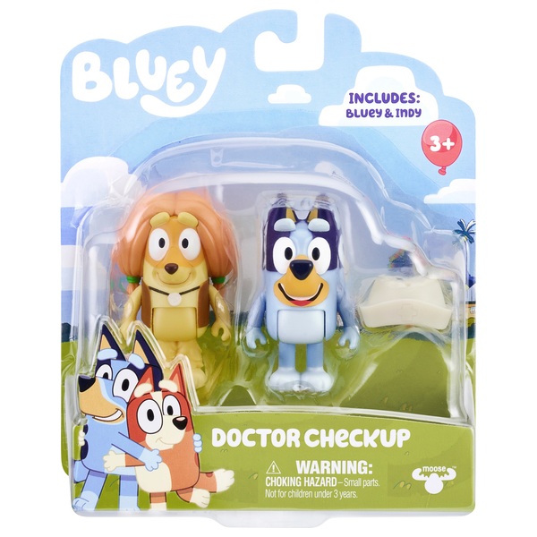 Bluey Figura 2-Pack Doctor: Bluey & Indy