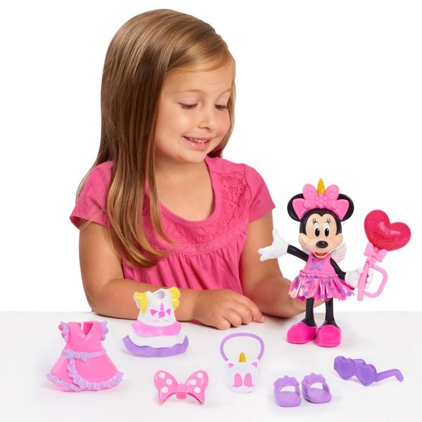 Disney Junior Minnie Mouse Fabulous Fashion Doll cu cauza