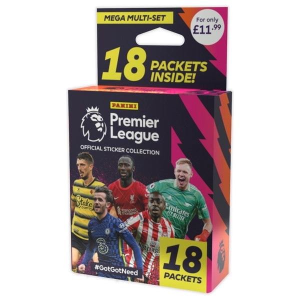 Panini's Premier League 2022 Sticker Collection Mega Multiset Assortment