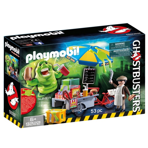 Playmobil 9222 Ghostbusters Hot Dog Stand cu Slimer