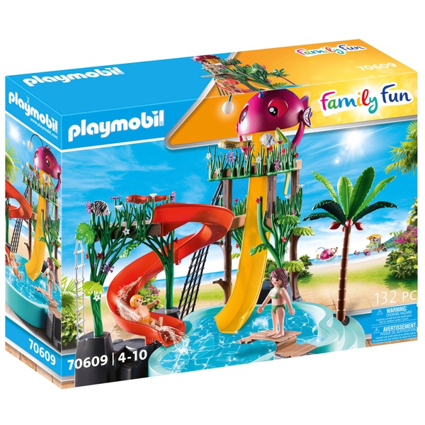 Playmobil Family Fun 70609 Aqua Park cu tobogane